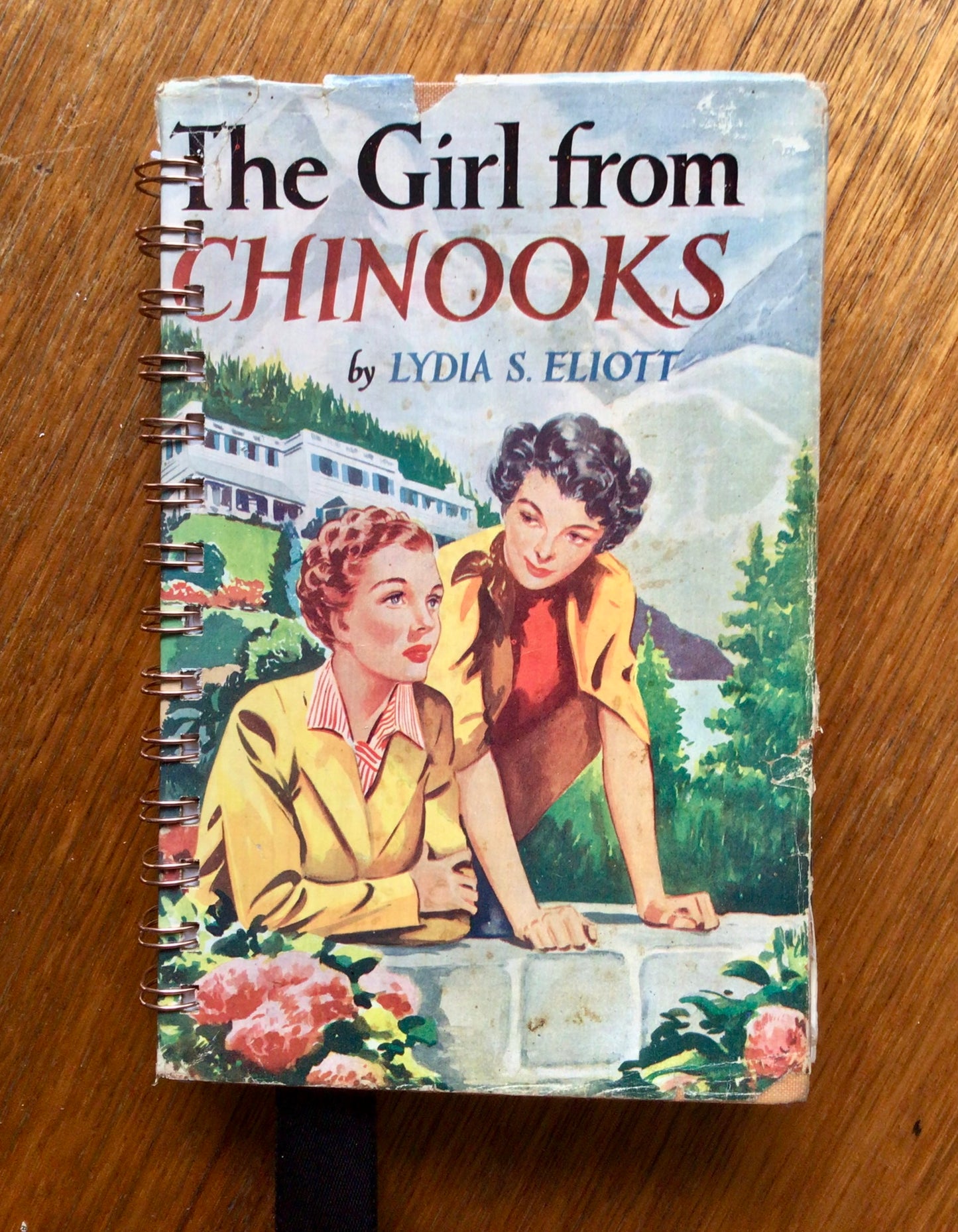 The Girl from Chinooks book cover notebook.