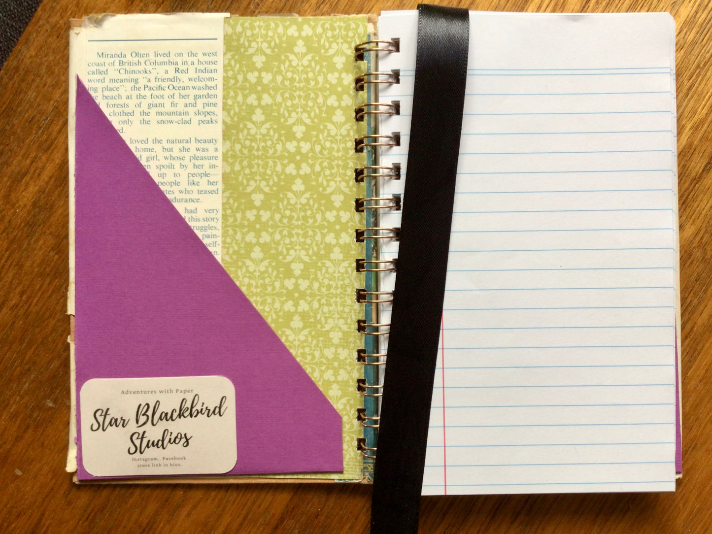The Girl from Chinooks book cover notebook.