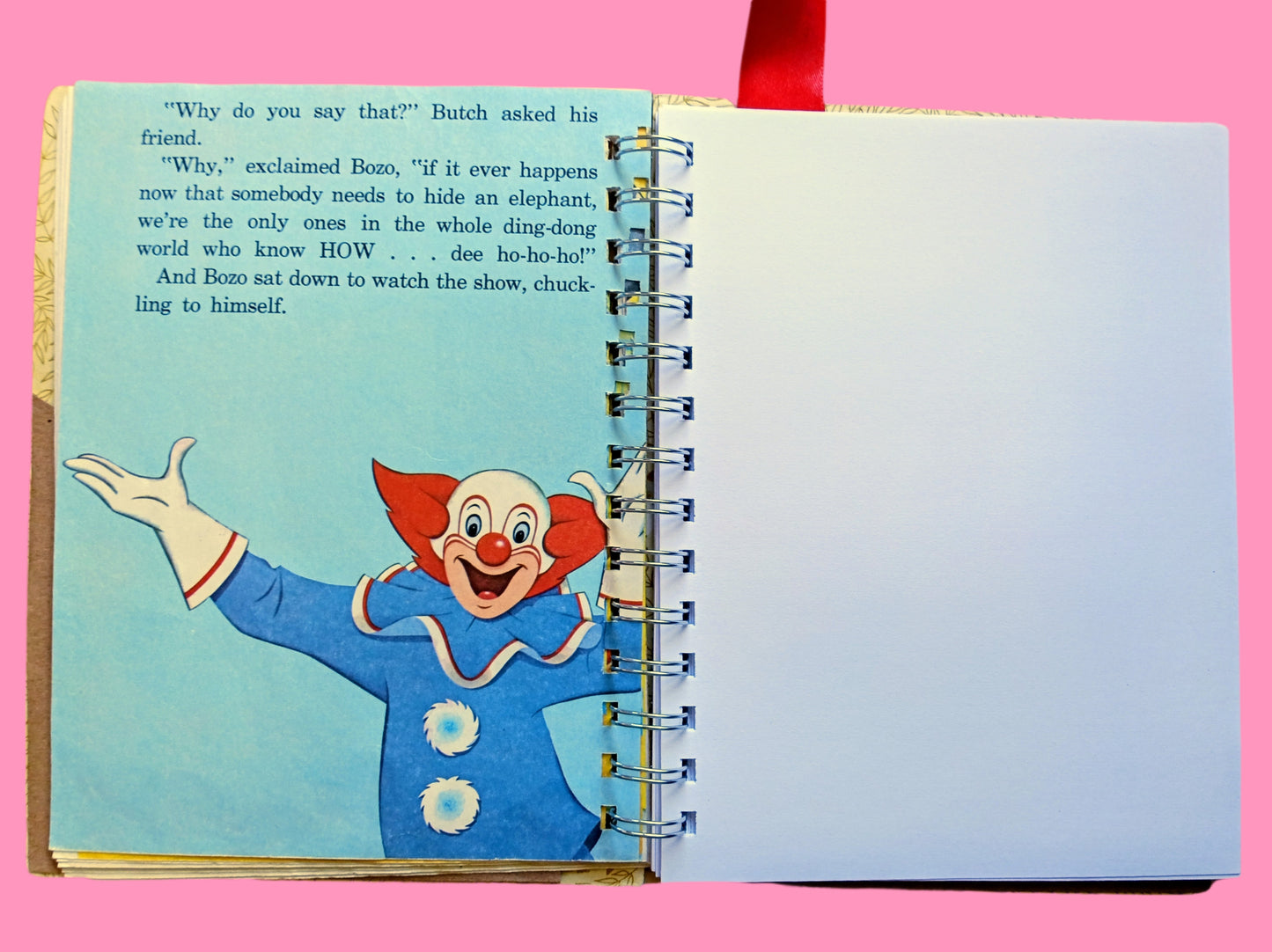 Storybook journal with original story