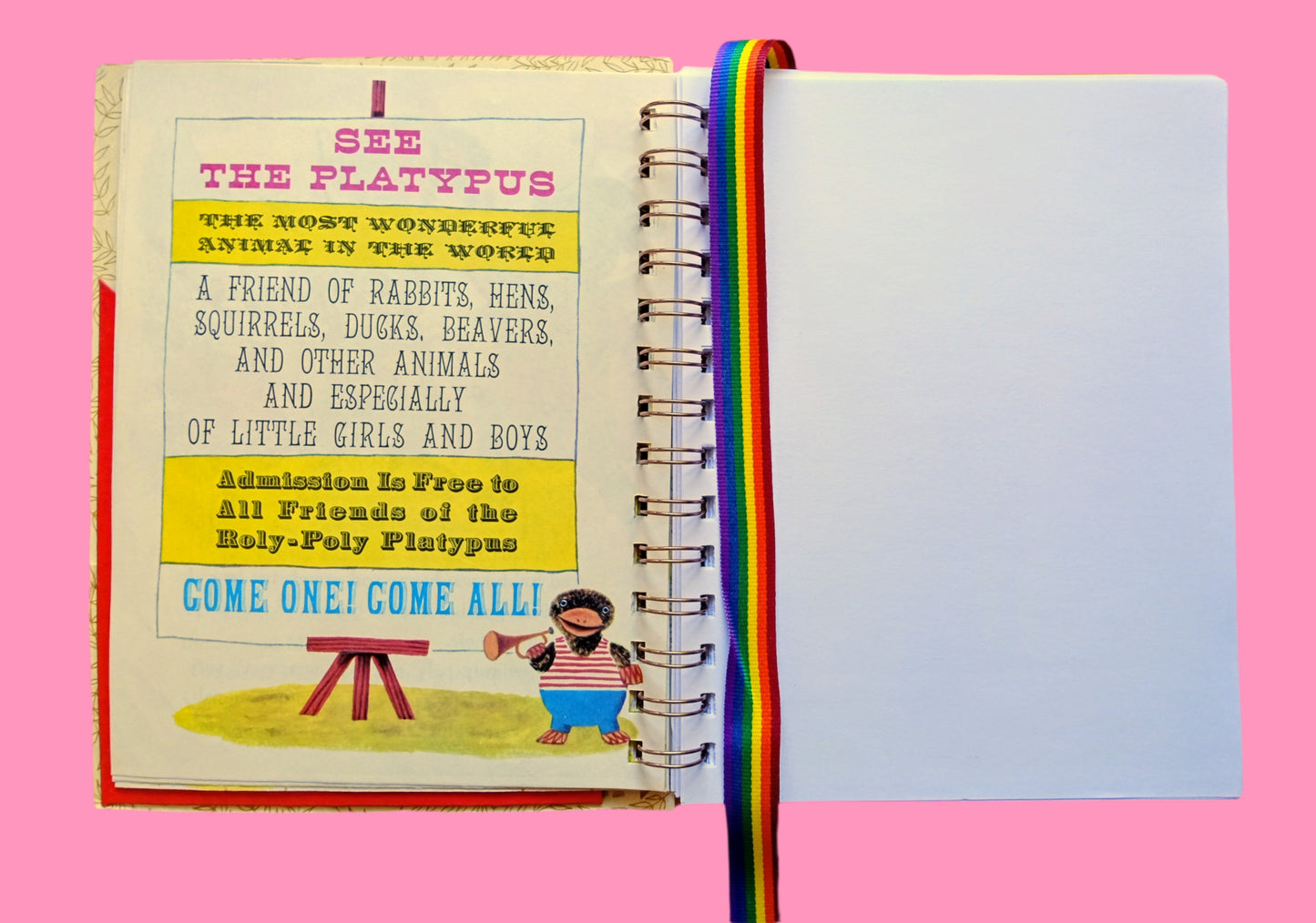 Storybook journal with original story