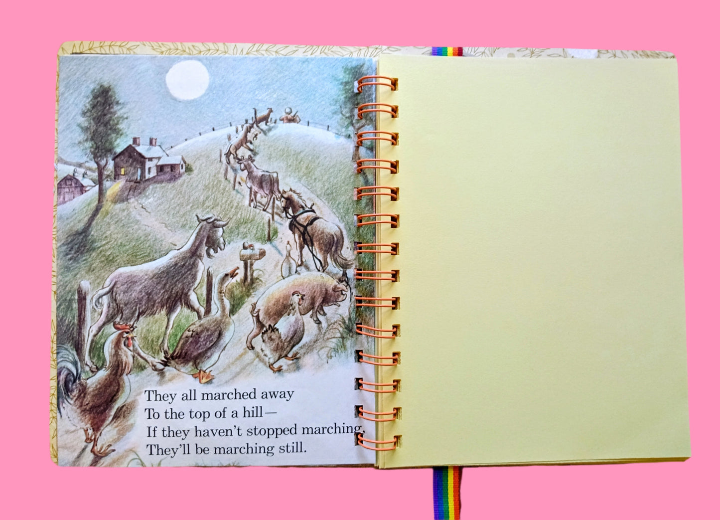 Storybook journal with original story