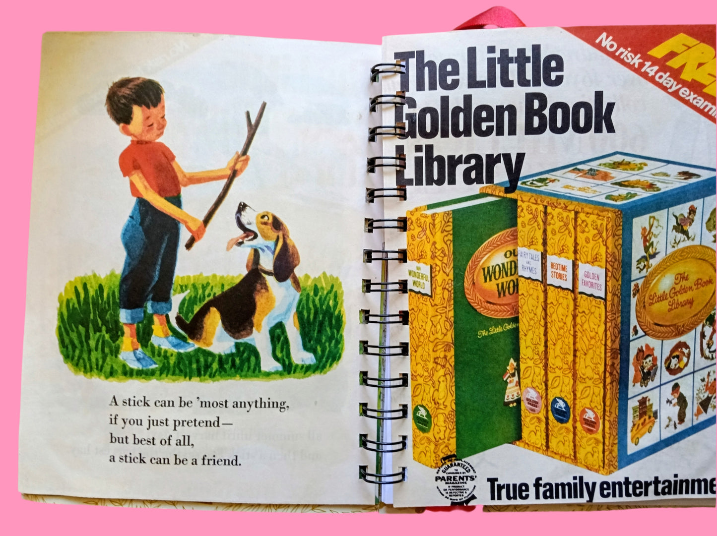 Storybook journal with original story