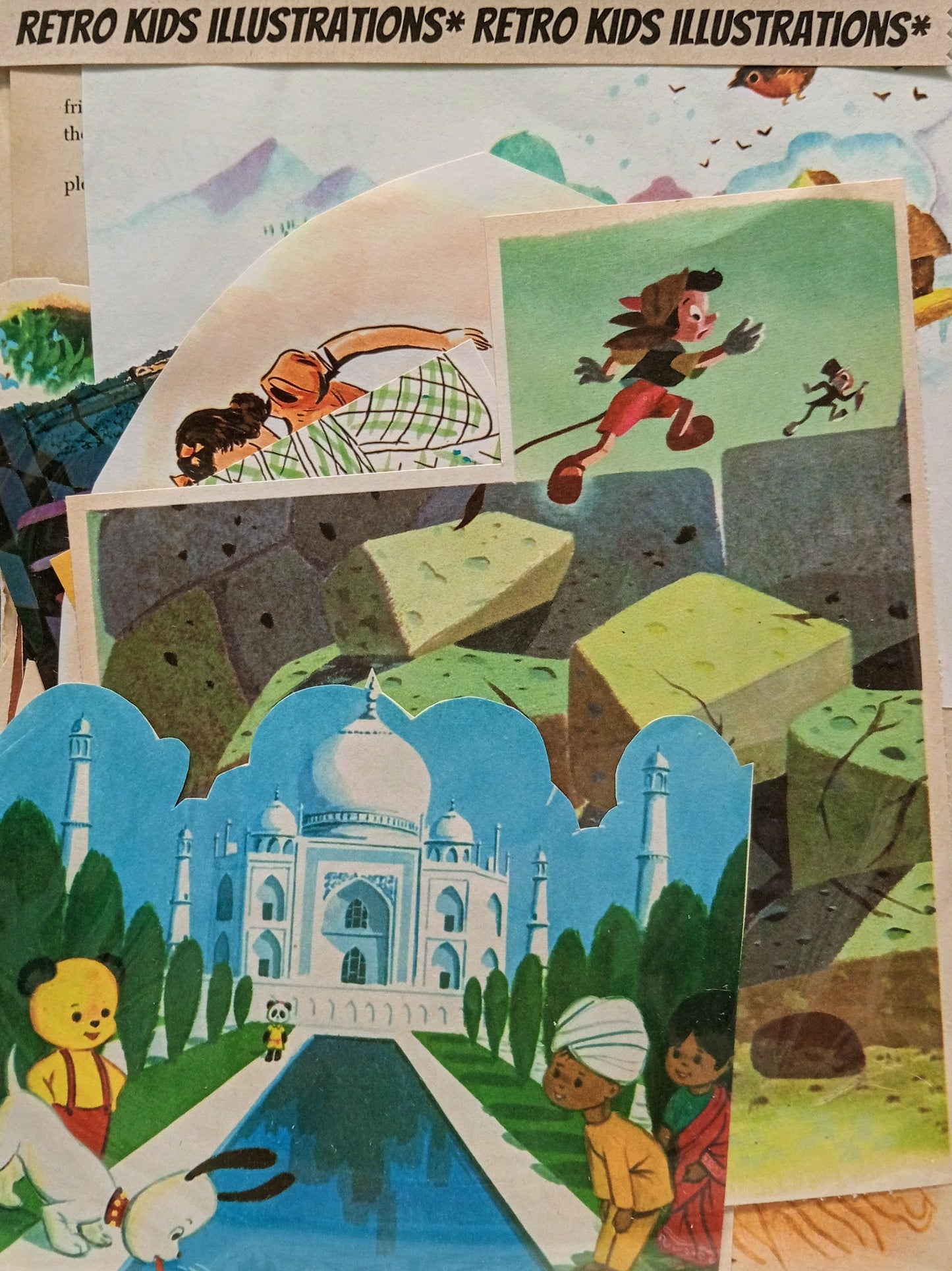 Retro Children's Illustrations