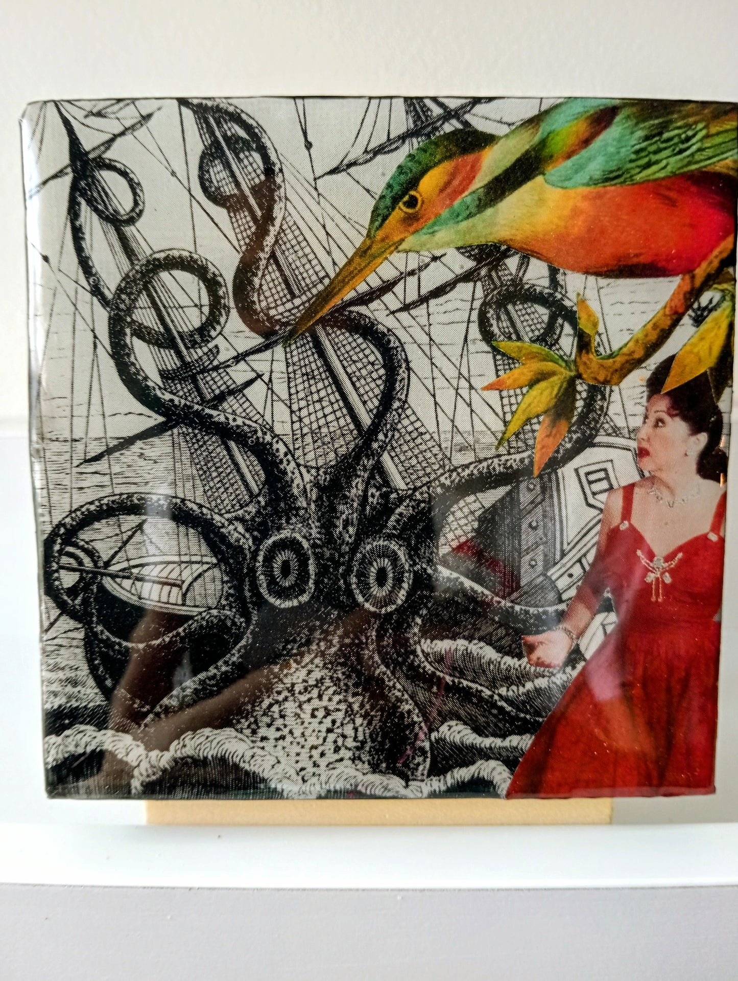 Tiny Original Collage