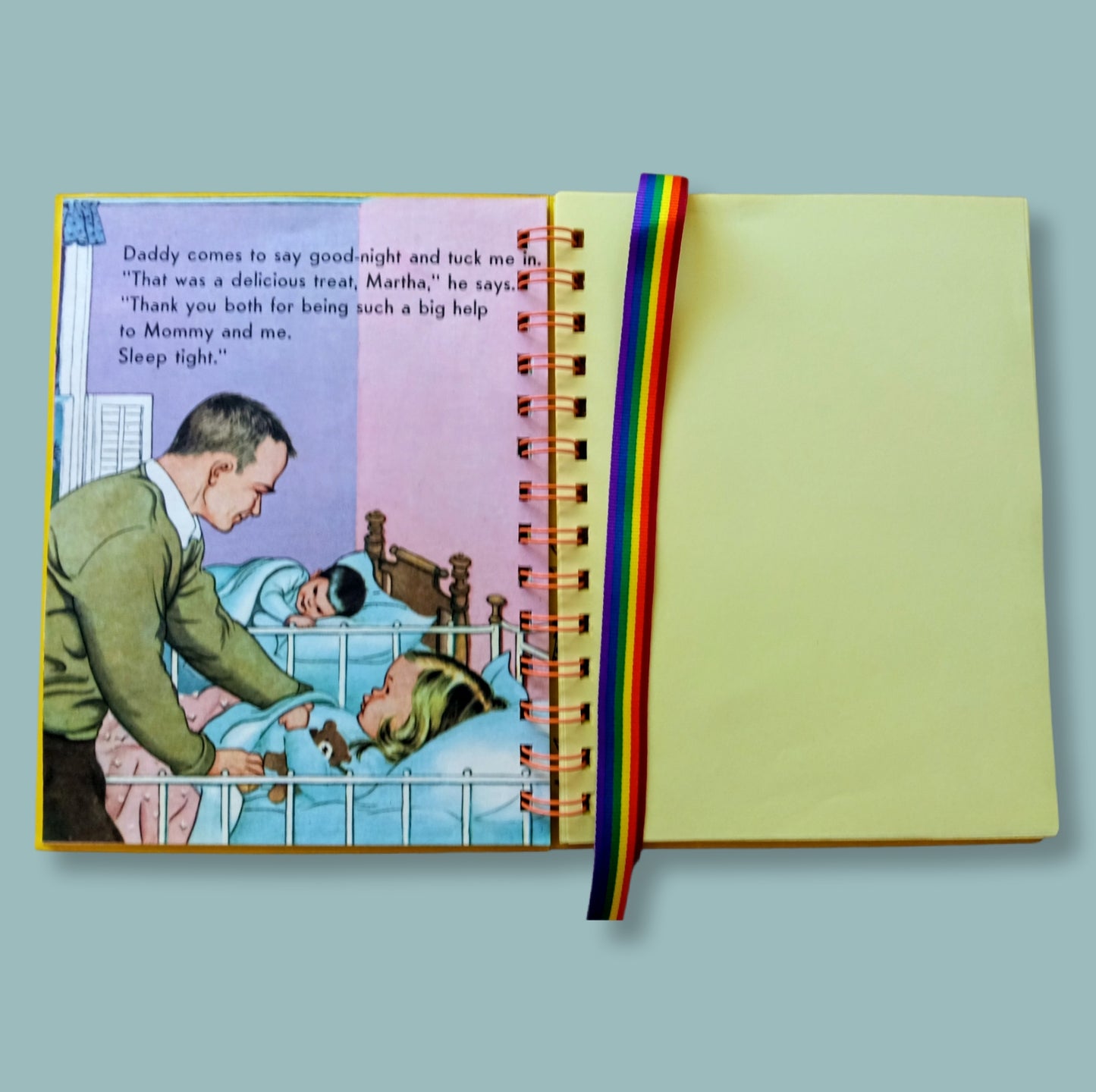 Storybook journal with original story