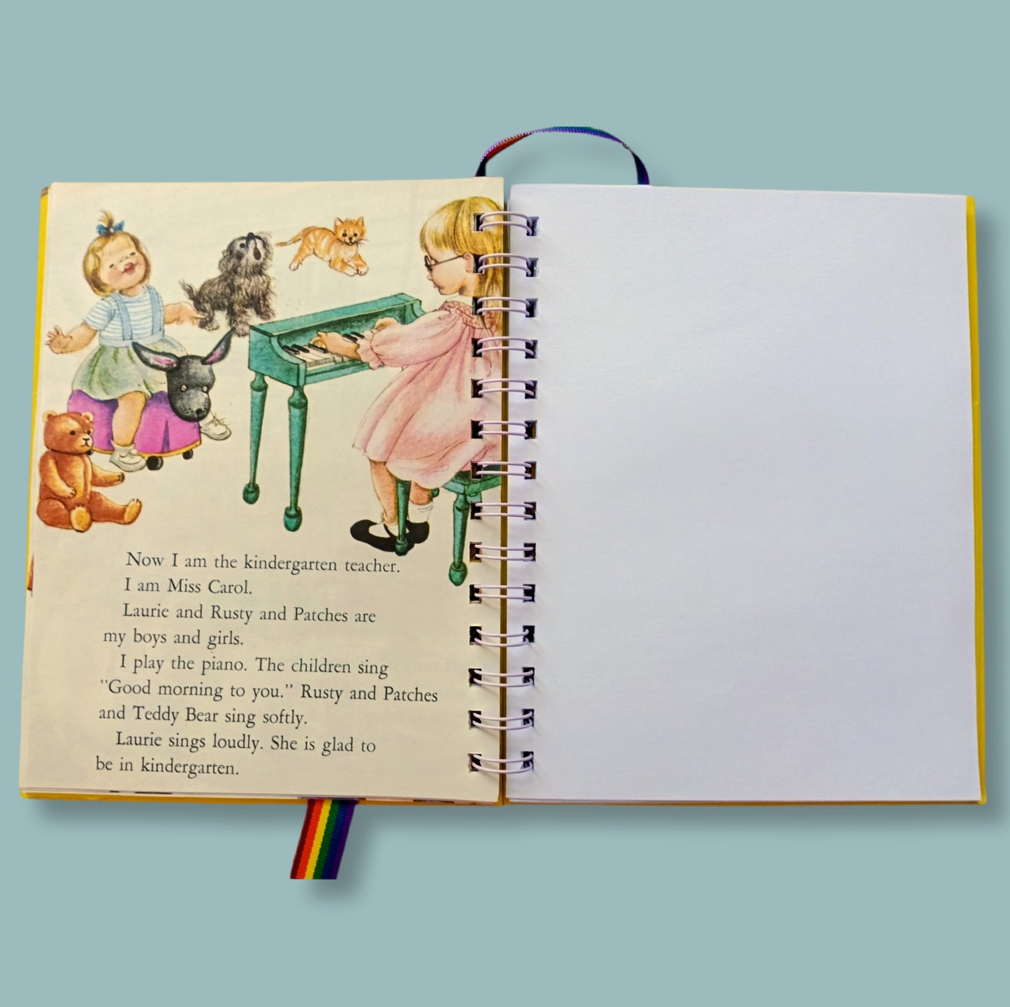 Storybook journal with original story