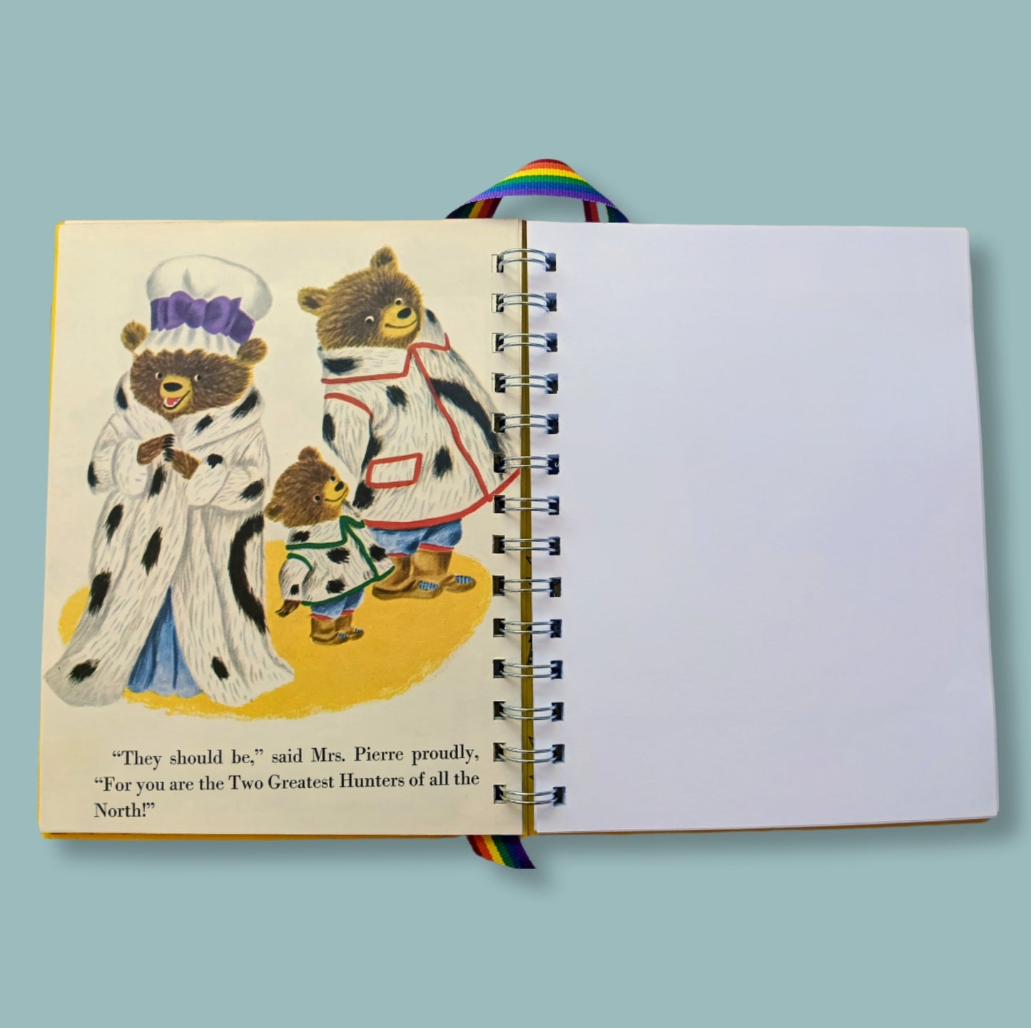 Storybook journal with original story