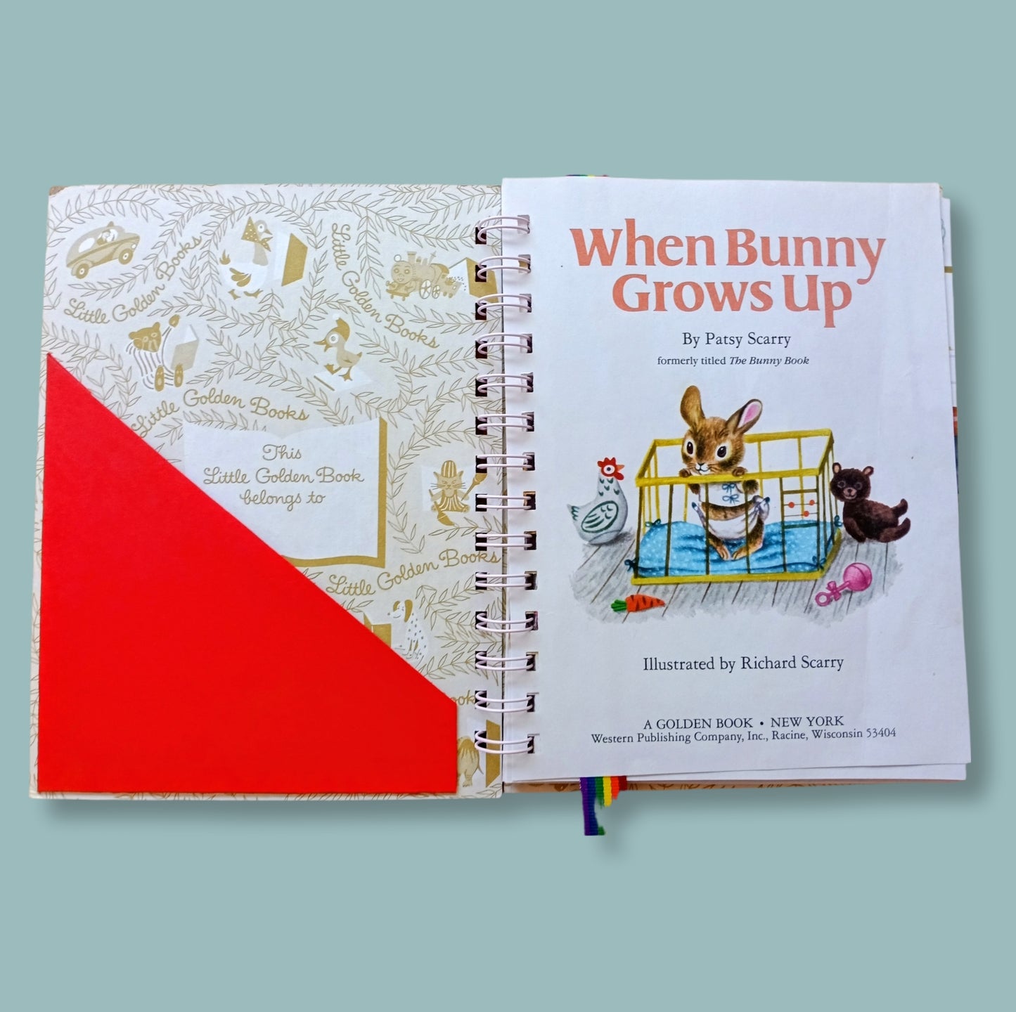 Storybook journal with original story