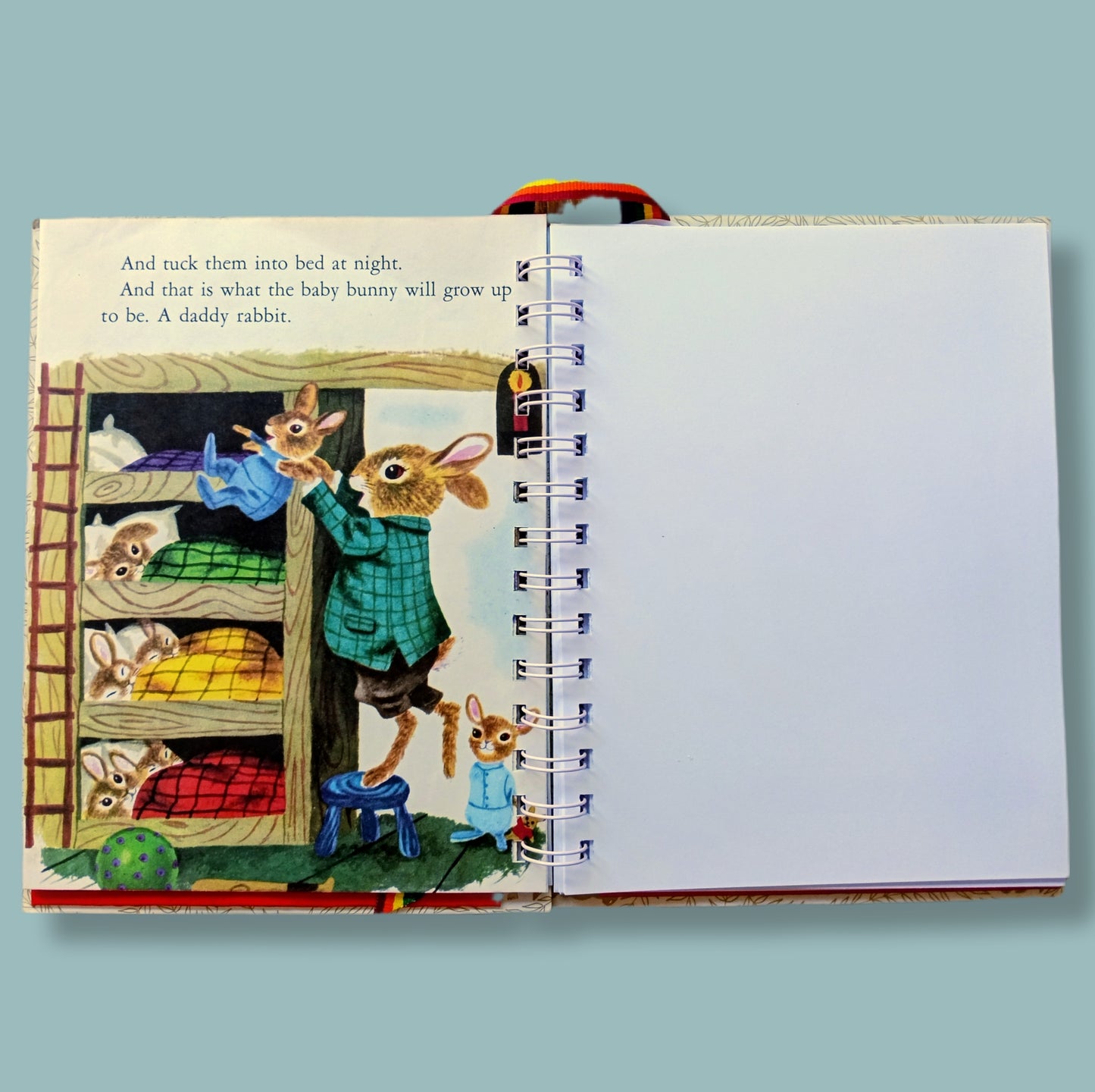 Storybook journal with original story