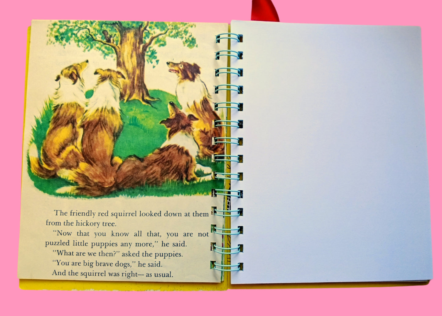Storybook journal with original story