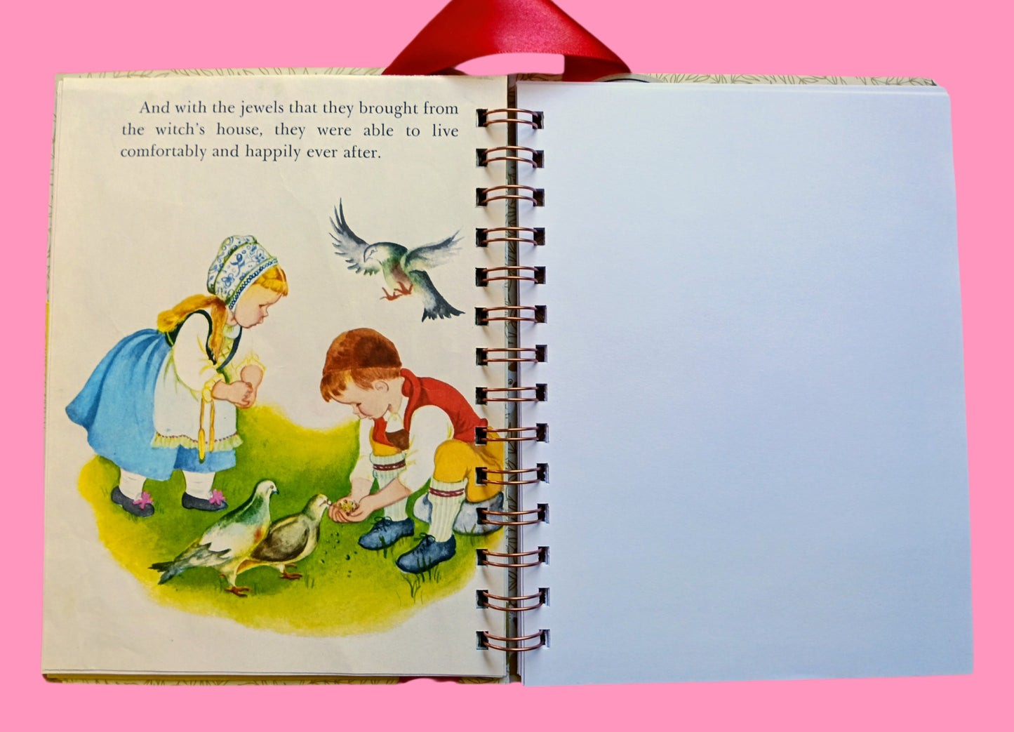 Storybook journal with original story