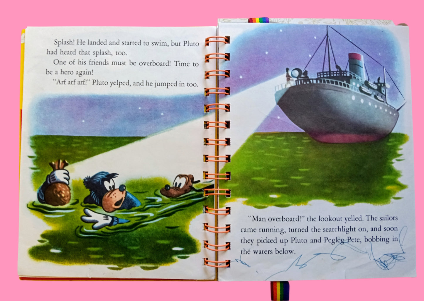 Storybook journal with original story