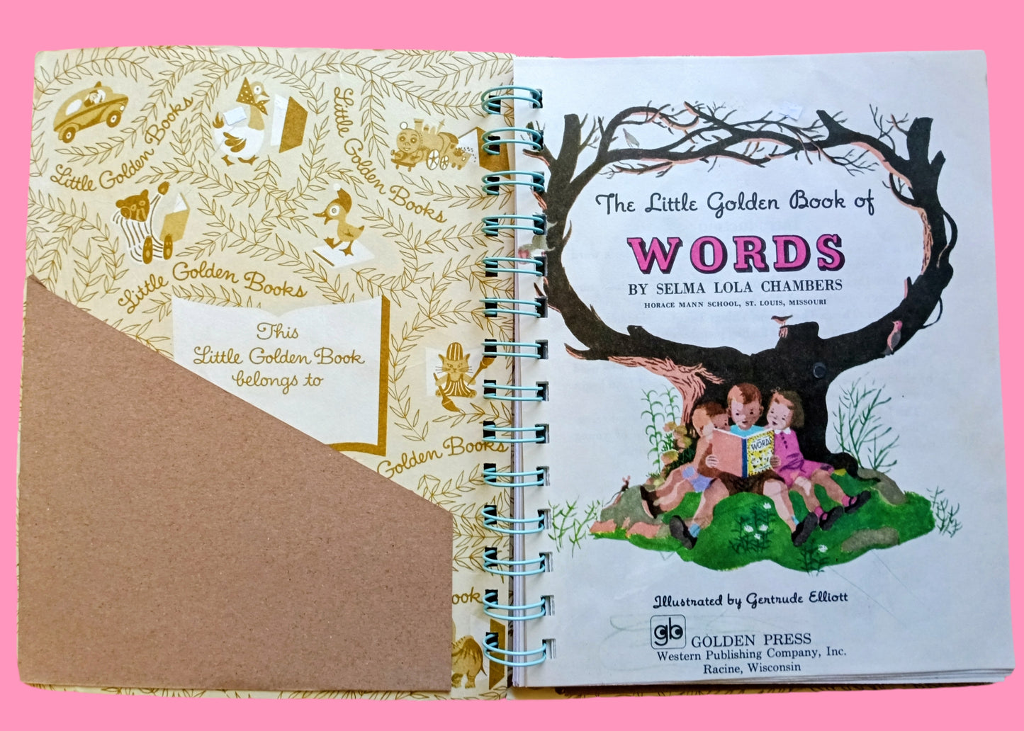 Storybook journal with original story