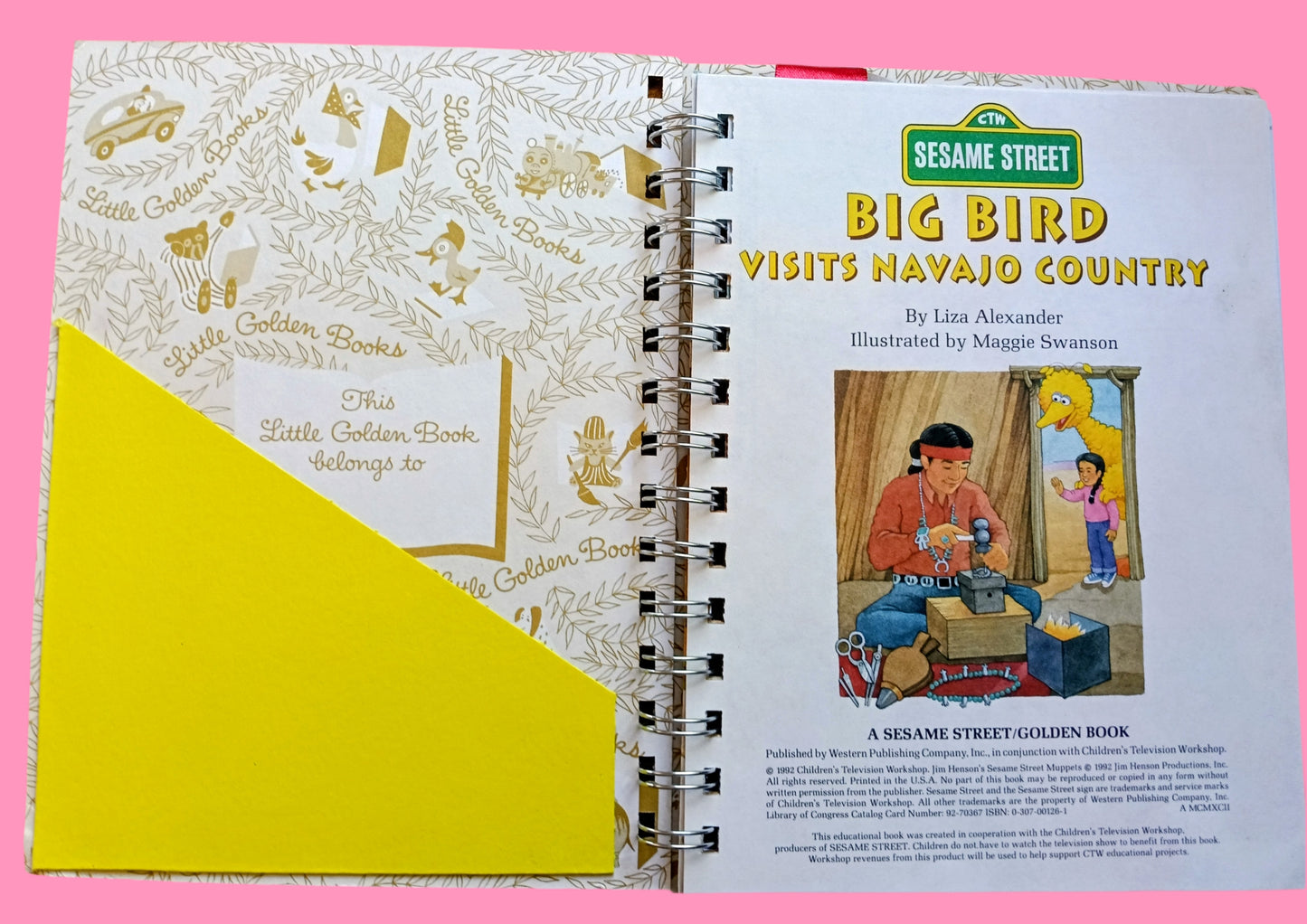 Storybook journal with original story