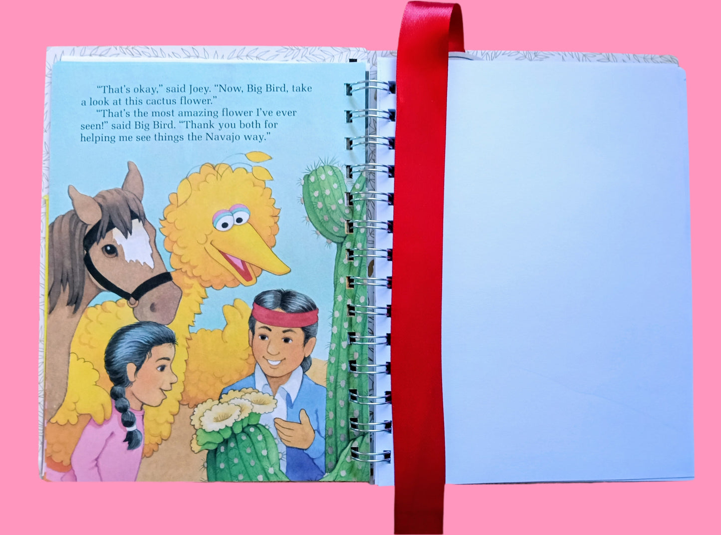 Storybook journal with original story