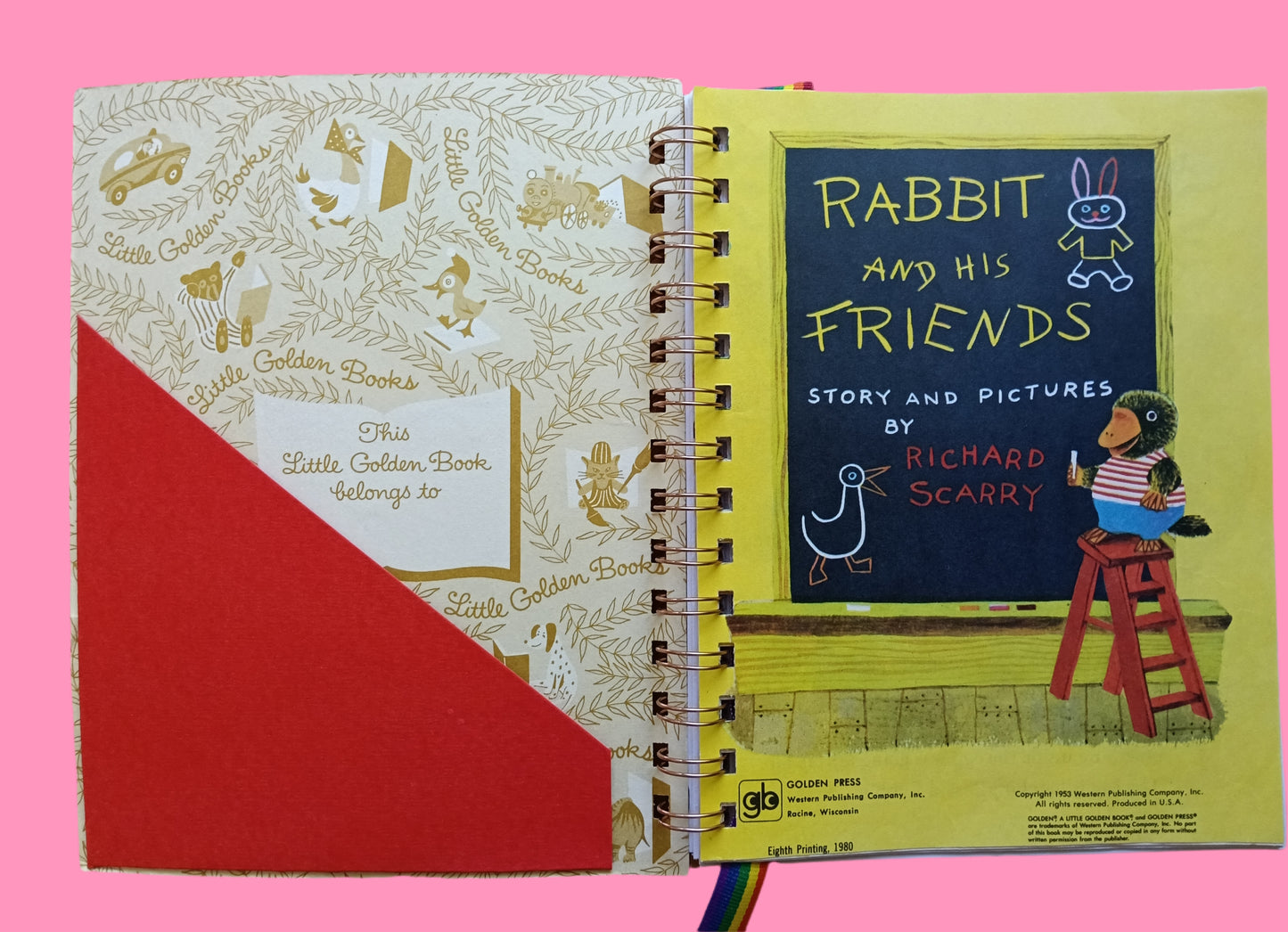 Storybook journal with original story