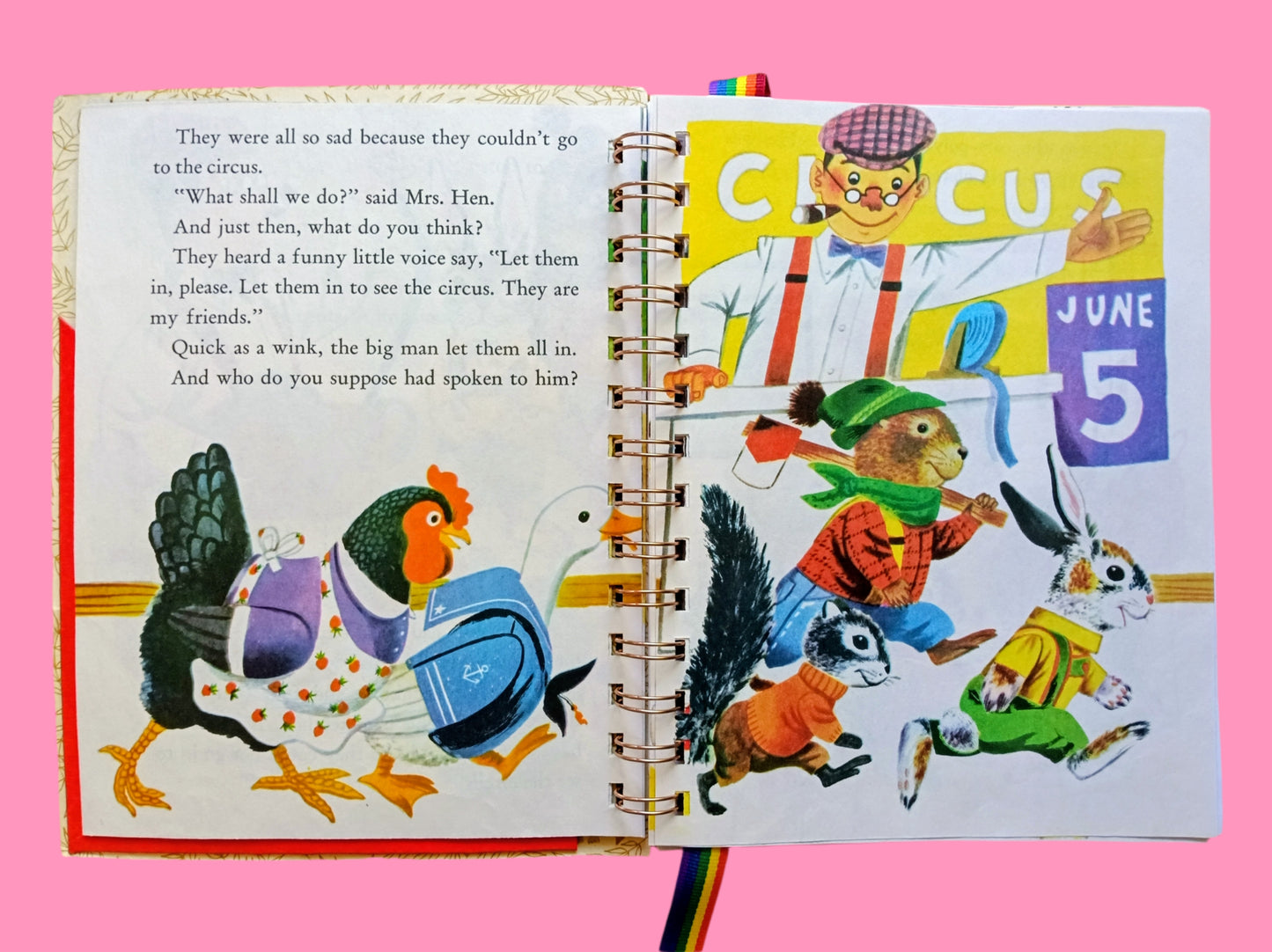 Storybook journal with original story