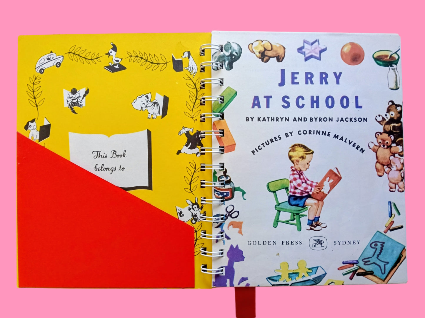 Storybook journal with original story