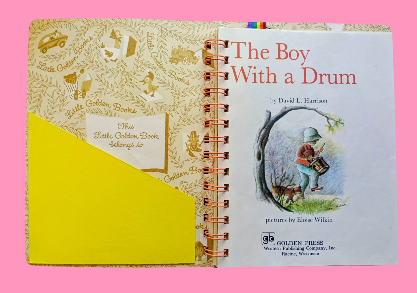 Storybook journal with original story