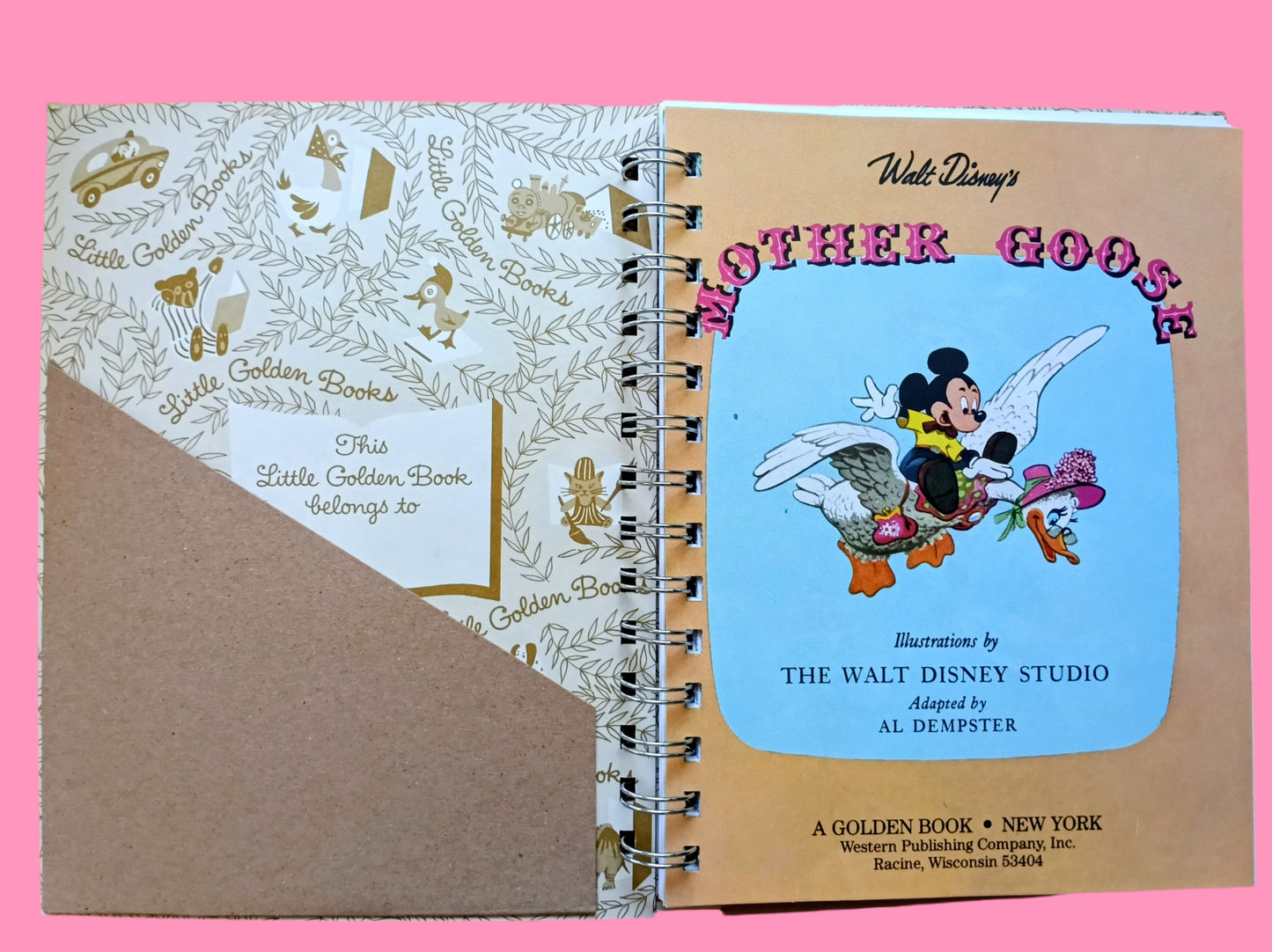 Storybook journal with original story