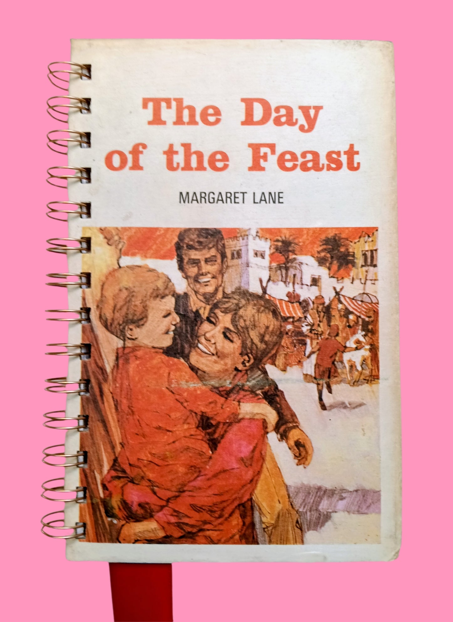 The Day of the Feast.  book cover notebook