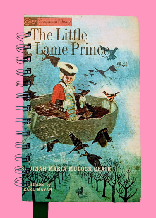 THE LITTLE LAME PRINCE book cover notebook