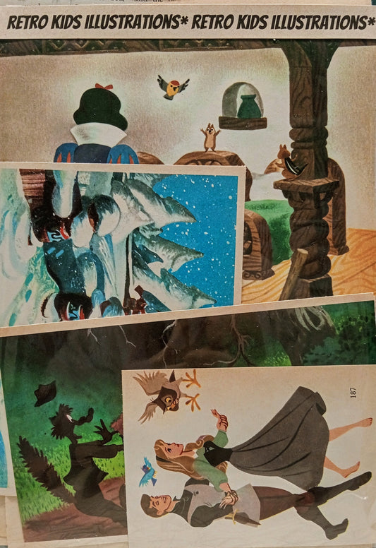 Retro Children's Illustrations